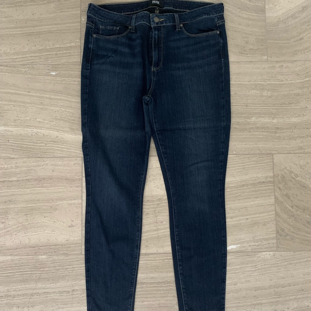 Size 34 Paige - Hoxton High-Waist Skinny Jeans